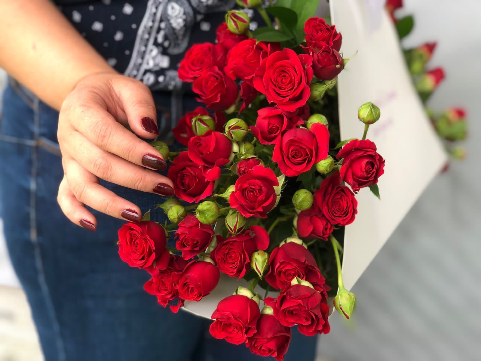 White Roses Bouquet